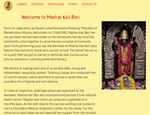 Tablet Screenshot of madraskalibari.org